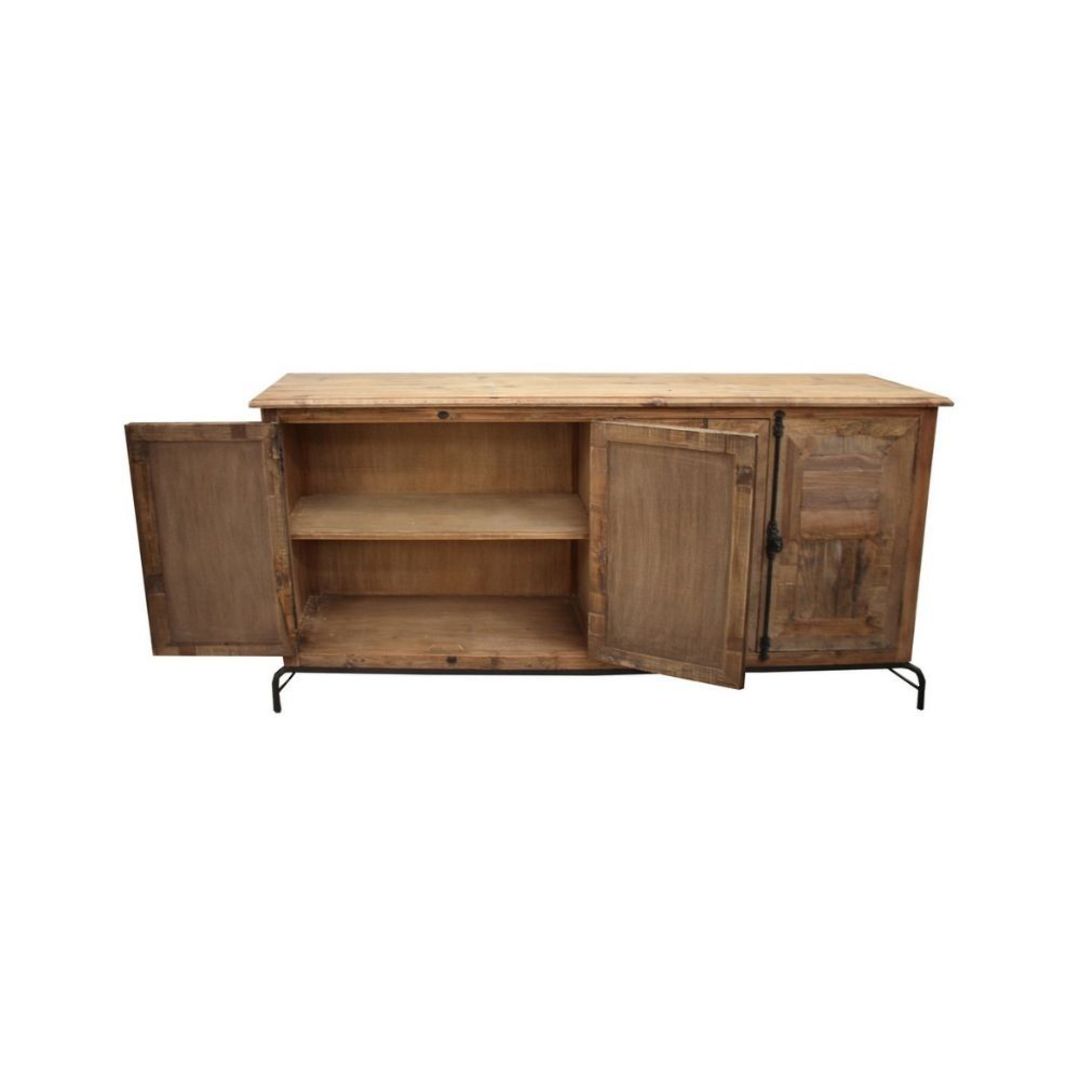 4 Door Sideboard Old Pine and Elm image 1